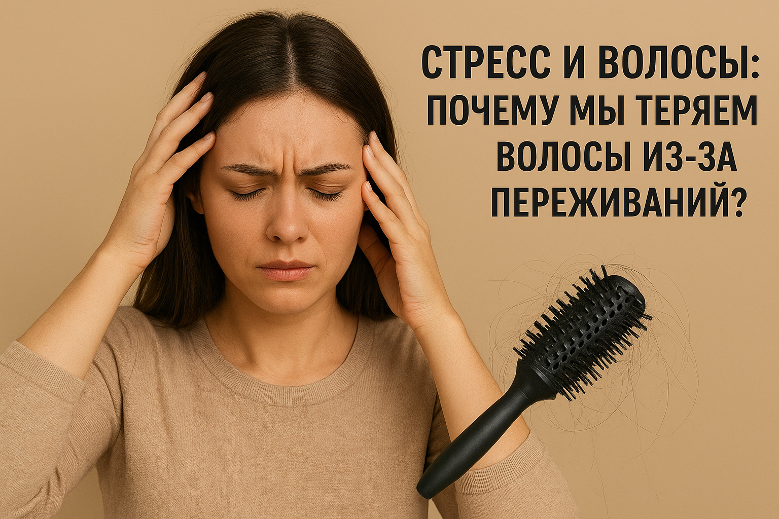 Стресс и волосы: почему мы теряем волосы из-за переживаний?