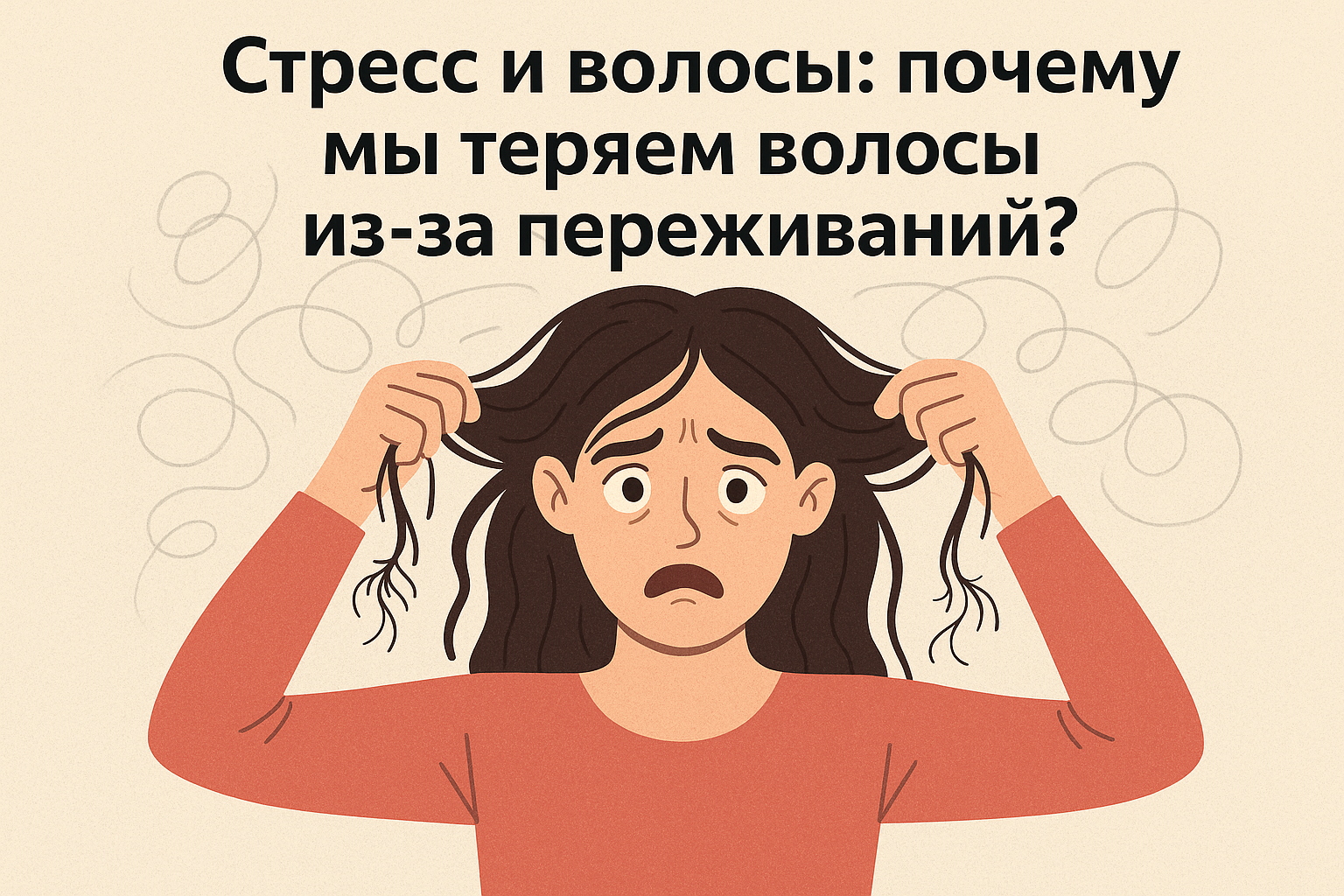 Стресс и волосы: почему мы теряем волосы из-за переживаний?